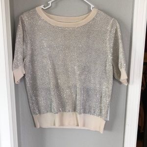 Alice and Olivia short sleeve sweater